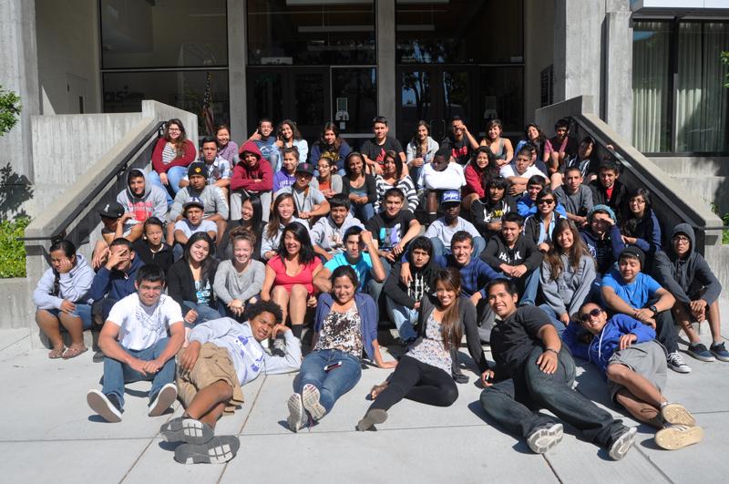 Onward: Students involved in the Upward Bound program. Recently the Upward Bound math and science program received a $1.6 million grant.
Photo courtesy of Chris Opzeeland 