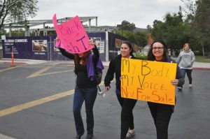 Taking back their right to the night: Participants dance it out and take a stand. Photos by Alexa Boldt - Staff Photographer