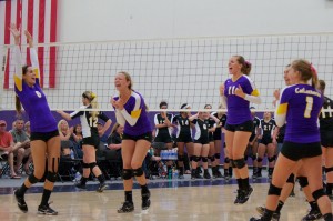 Returning strong: Hayley Tamagni (left), Allie Eason (middle) and Lauren Rohach (right) are three returners to a dominant CLU team that is seeking their fourth Consecutive SCIAC Championship. Photo by Arianna Cook - Staff Photographer 