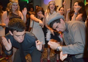 “A little party never killed nobody”:  Students at the Great Gatsby-themed Monte Carlo Night danced, participated in simulated gambling and won prizes. Photos by Arianna Cook - Staff Photographer 