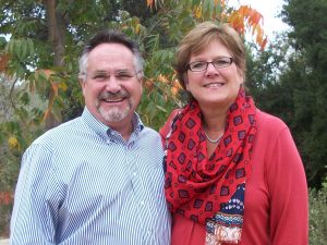 There’s something in the water: Campus pastors Scott and Melissa Maxwell-Doherty are one of many couples who met as students at CLU and later married.  Photo by Rebecca Bomfim-  Staff Photographer 