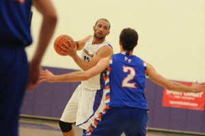 Lights out:  Coltrane Powdrill contributed with 11 points as CLU improved to 16-4 with their win over Pomona-Pitzer.  Photos courtesy of Tracy Maple - Sports Information Director