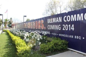 Breaking ground, breaking bread: Construction of the new Ullman Commons is slated to be finished by the end of May. Students can take a tour of the construction site and sample items from the menu on April 22 from 11 a.m. - 1:30 p.m. Photo by Areli Diaz- Staff Photographer