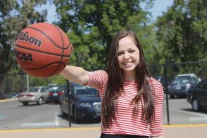 Bright future ahead: In her first season with CLU, Salottolo started all 26 games, averaged 11.9 PPG, had 25 steals, 26 assists, 68 rebounds. and shot 40 percent from beyond the arc.  Photo by Areli Diaz- Staff Photographer