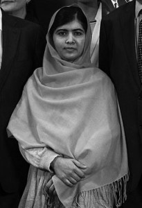 Malala Yousafzai: Co-recipient of the 2014 Nobel Peace Prize from Pakistan. Photo courtesy of Claude Truong-Ngoc via Wikimedia commons