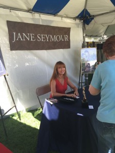 Actress and artist Jane Seymour greets enthusiasts as the Honorary Chair for this years Thousand Oaks Arts Festival. 