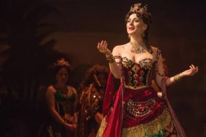 'Think of Me': Jacquelynne Fontaine as Carlotta Giudicelli in Phantom of the Opera.  Photo courtesy of Matthew Murphy