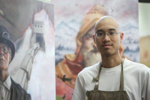 Painting: Muliadi’s work is being presented at California Lutheran University’s Kwan Fong Gallery from Nov. 14-Jan. 2.  Photo by PK Duncan - Staff Photographer
