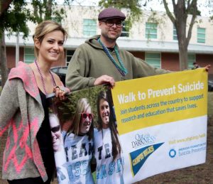 Participants gathered together on March 5  for California Lutheran University’s Out of the Darkness Campus Walk to show support and honor those who have lost a battle to mental illness and bring suicide and mental illness out of the darkness, as stated on the American Foundation for Suicide Prevention brochure. Photo by Kamehana Lee - Staff photographer