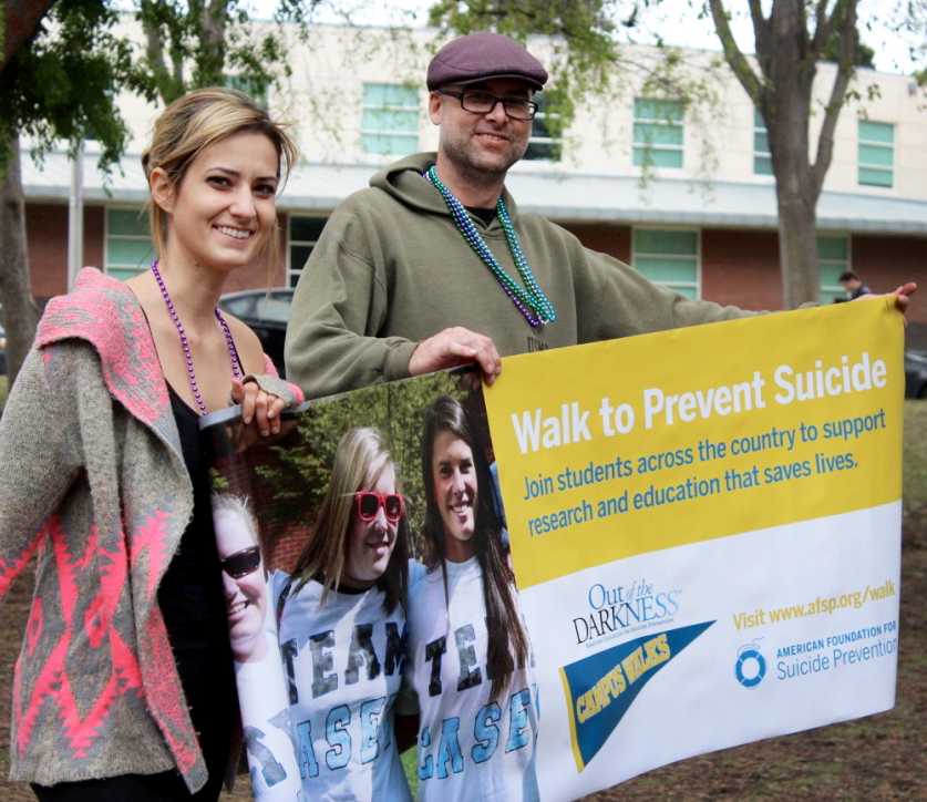 Participants gathered together on March 5  for California Lutheran University’s Out of the Darkness Campus Walk to show support and honor those who have lost a battle to mental illness and bring suicide and mental illness out of the darkness, as stated on the American Foundation for Suicide Prevention brochure.

Photo by Kamehana Lee - Staff photographer