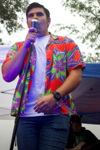 Justin Meek, lead singer of Jukebox, performs an array of rock tunes at the 2016 Cal Lu Palooza. Photo by Eric Duchanin - Senior Photographer