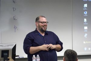 Dr. Tillapaugh’s areas of research include college student leadership and LGBT issues in higher education. Photo by Christopher Hanna - Staff Photographer