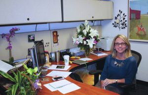 Safe Spaces: Ginny Maril P.h.D. in her office. Photo by Clara Berks - Staff Photographer