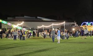 The homecoming carnival was decorated with lights and bright colors for optimal enjoyment for Cal Lutheran’s families and students. 