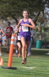 Erin Knight competed this weekend in La Mirada and finished with a time of 26:25.31. Photo Credit--Tracy L. Olson Sports Information Director