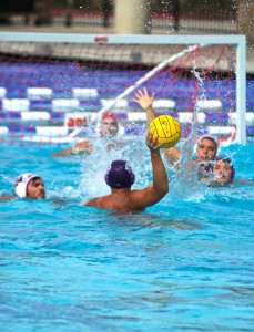 Senior Zack Card takes a shot on goal to help further the Kingsmen’s score. Photo Credit--Annette Sousa Staff Writer