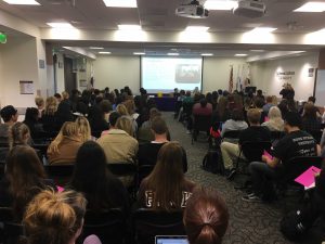 Career Services hosts the 2017 Careers in Communication Speaker Panel.  Photo Courtesy of Henry Studebaker - Staff Writer. 