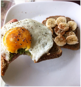 Dorm room Cooking: Meals and ingredients as shown on Monica Echeverri’s Instagram account @mealsbymonica. Photos courtesy of Monica Echeverri.