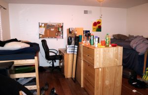 Using space wisely: Residents of one of two student houses on Faculty Street were easily able to divide the rooms based on similar personalities. Photo by Inga Parkel - Photojournalist