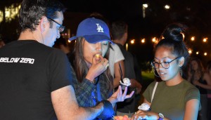 A new kind of ice cream truck: Students try NITROPOD’s ice cream. Photos by Aliyah Navarro - Photojournalist