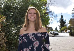 First-year Olivia Becker wants to be an elementary school principal. Photo by Natalie Elliott- Photojournalist