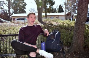 First-year Garrett Mueller said he was happily surprised to be chosen as a student delegate. Photo by Natalie Elliott- Photojournalist