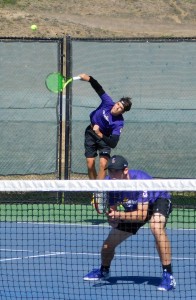 Yahn Gawrit and Lucas Tilly will look to improve their record March 12 against Skidmore College from New York. Photo by Paige Rankin- Photojournalist