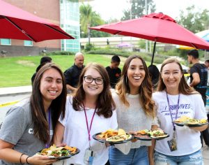 Students brought blankets and friends to Kingsmen Park for Picnic Day Sept. 28. Photo by Jovanni Garcia - Photojournalist