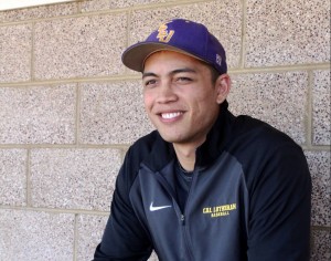 Ramsey Abushahla, assistant coach for the kingsmen baseball team, says it’s an honor to coach the team he had previously played on for four years.  Photo by Christie Kurdys - Photojournalist