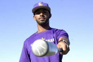 “Baseball—it’s a very mental game. You have to have the ability to move on…it’s a game of failure. They say if you succeed three out of the 10 times, you are considered good,” junior infielder Cortez Espinoza said. (Photo by Gabby Flores - photojournalist)