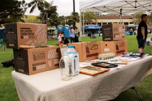 Back to our roots: Produce from local, family-owned farms was on display, including eggs, milk, vegetables and more. Photo by Gabby Flores - Photojournalist