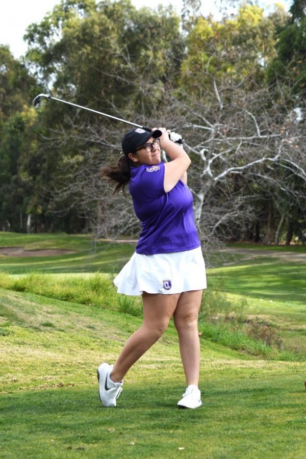First-year+Claire+Cornejo+competes+in+the+Schreiner+University+Spring+Shootout+in+San+Antonio%2C+Texas+with+the+Regals+golf+team+on+Monday%2C+March+9.