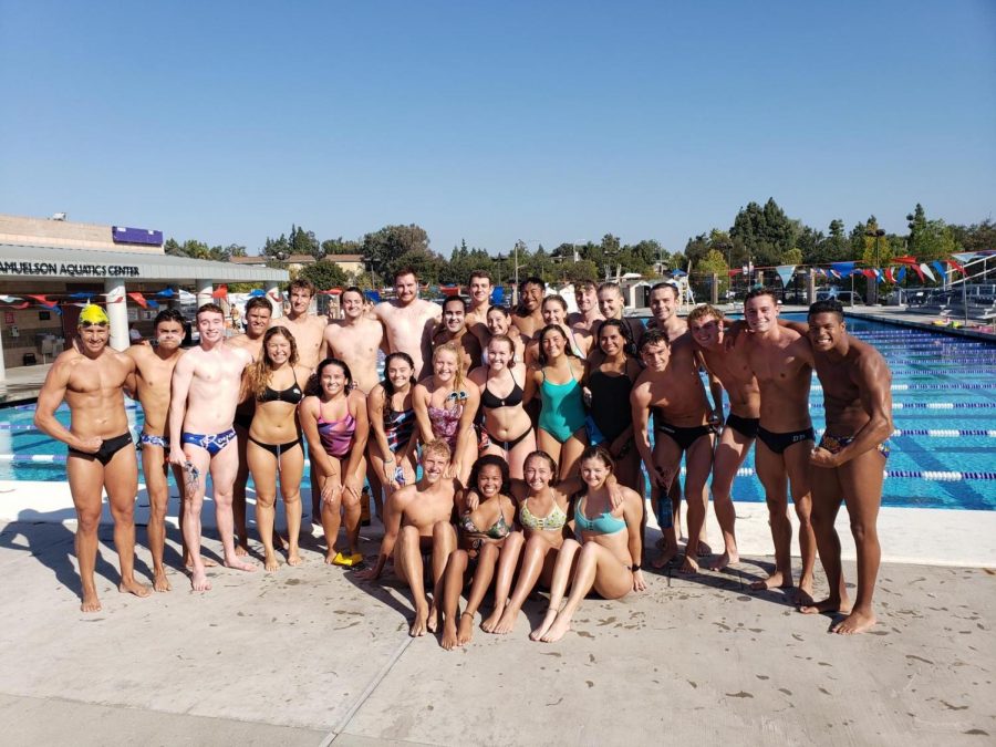The Regals and Kingsmen Swimming and Diving team at practice pre-COVID-19.