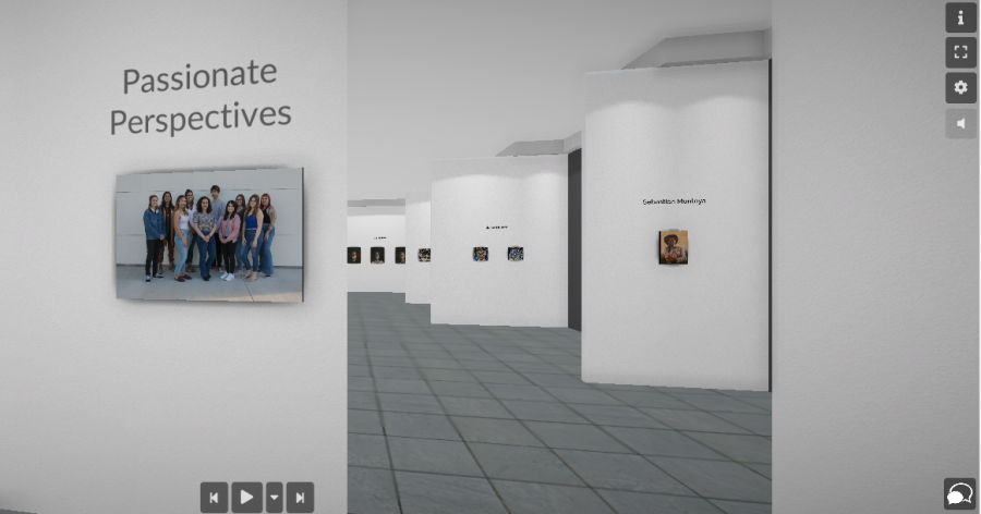 Screenshot of the Art Gallery