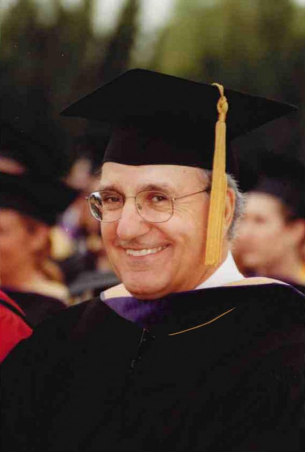Sen. George Mitchell was the guest speaker at the  commencement ceremony.