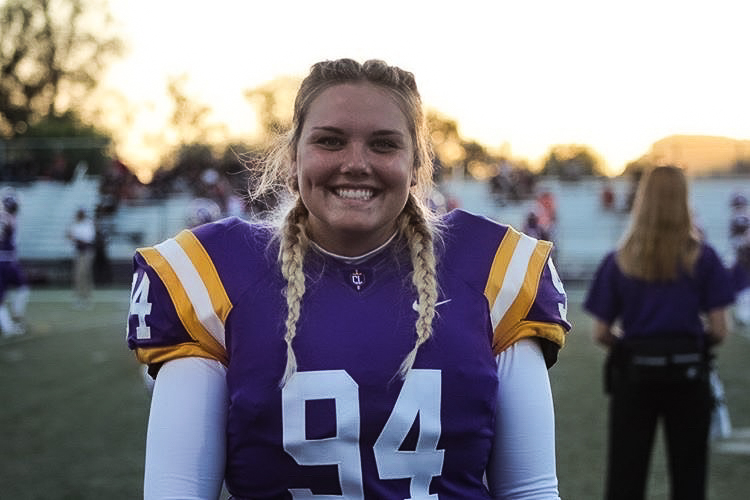 Cal Lutherans first female football player said the role has helped her grow in many ways and is prepared for a career in sports.