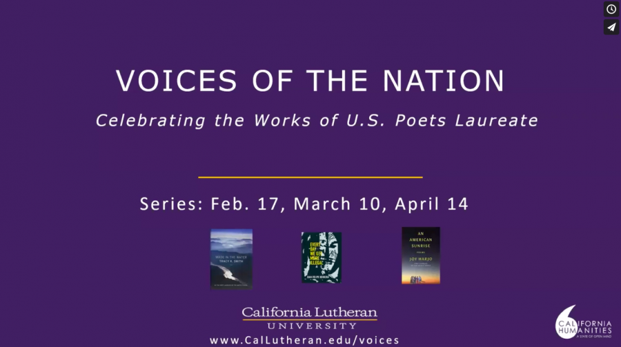 The Voices of the Nation Poetry series is hosted by English professor, Jacqueline Lyons. She hopes the seres will educate students on the various voices poets have across the nation.