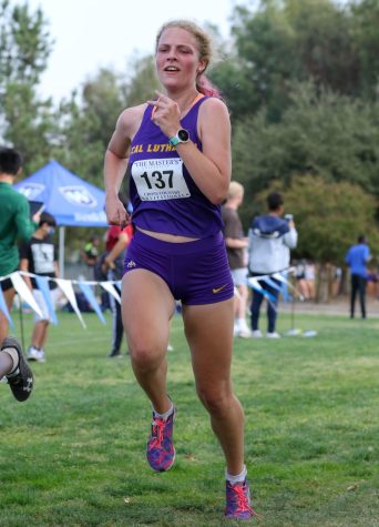 Senior cross-country runner Veronica Redpath is competing in her final season at Cal Lutheran.