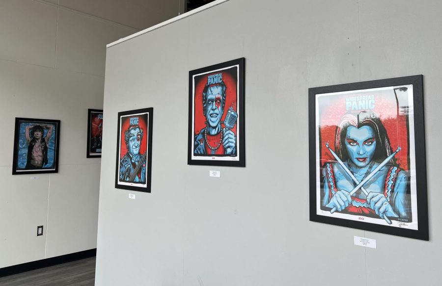 The exhibit of Zoltron’s artwork will be on display in the WRAC until April 1.