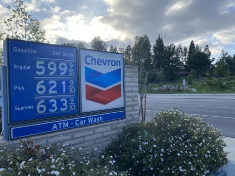 Gas prices surrounding Cal Lutherans Thousand Oaks campus. 