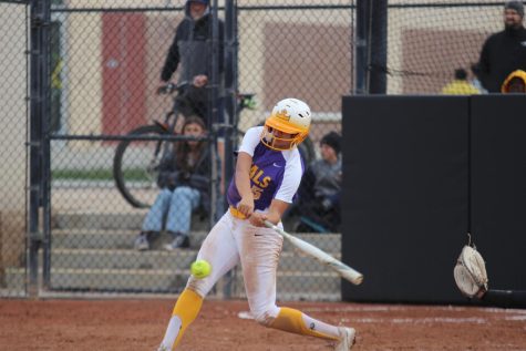 The Regals softball teams record for the season currently stands at 4-4. 