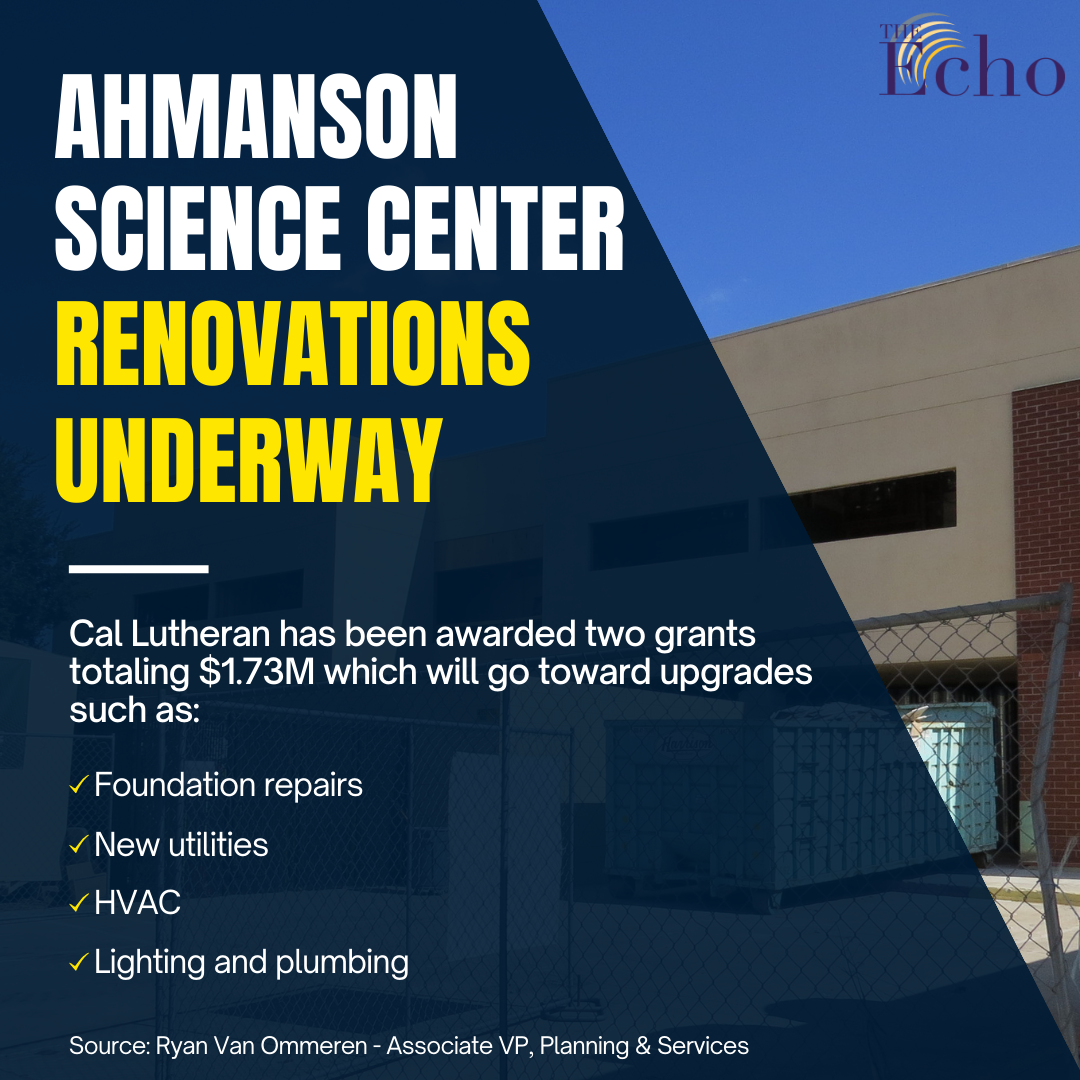 Associate Vice President of Planning & Services Ryan Van Ommeren said the total budget for the Ahmanson Science Center’s renovation is anticipated to be approximately $7.7 million.