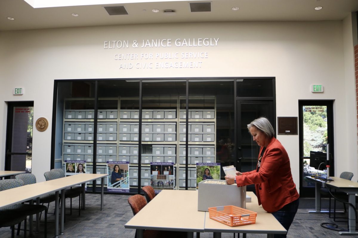 The Elton and Janice Gallegly Center for Public Service and Civic Engagement is home to archival materials from former Congressman Elton Gallegly’s time in office, which can be accessed via appointment for research purposes. 