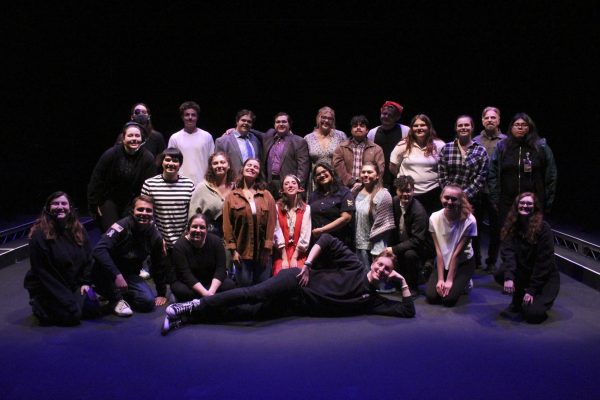 The cast and crew of the Capstone Class annual 10 minute play festival.
