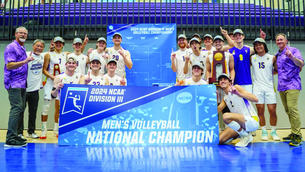 The Kingsmen volleyball team are bringing home their first NCAA DIII title in program history. 