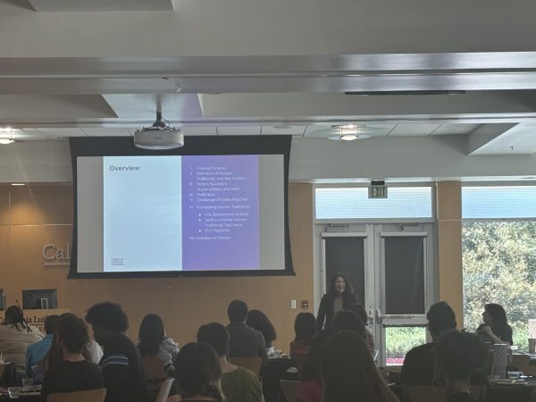 Professor of Criminology and Criminal Justice Helen Ahn Lim spoke at the Human Trafficking lecture on Thursday, April 11. The event discussed human traffickings complexities, harms, and how to identify its indicators.